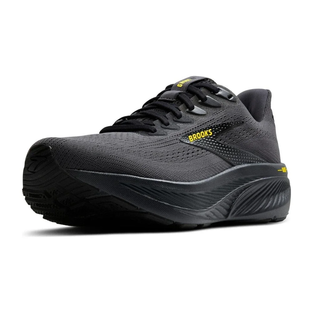 Brooks Men's Ghost 17 Ebony/Black/Yellow 110442-1D-059